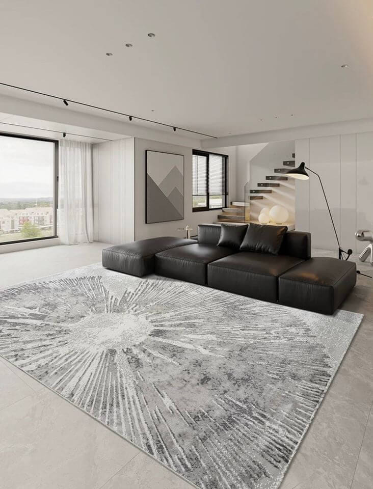 พรม MJHOMEDESIGNS BOSTON SERIES 30 ขนาด 240X340 ซม. เทา_3